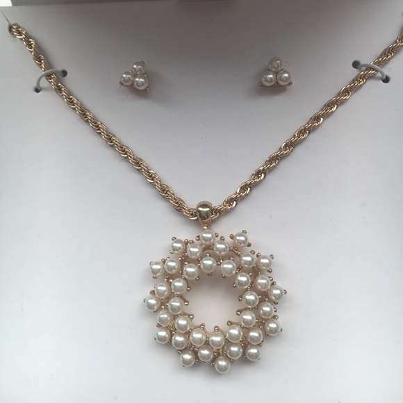 💛CHARTER CLUB💛PEARL NECKLACE AND EARRINGS SET✨ - Picture 5 of 7